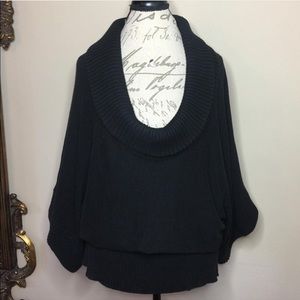 Black Cowl Sweater XL